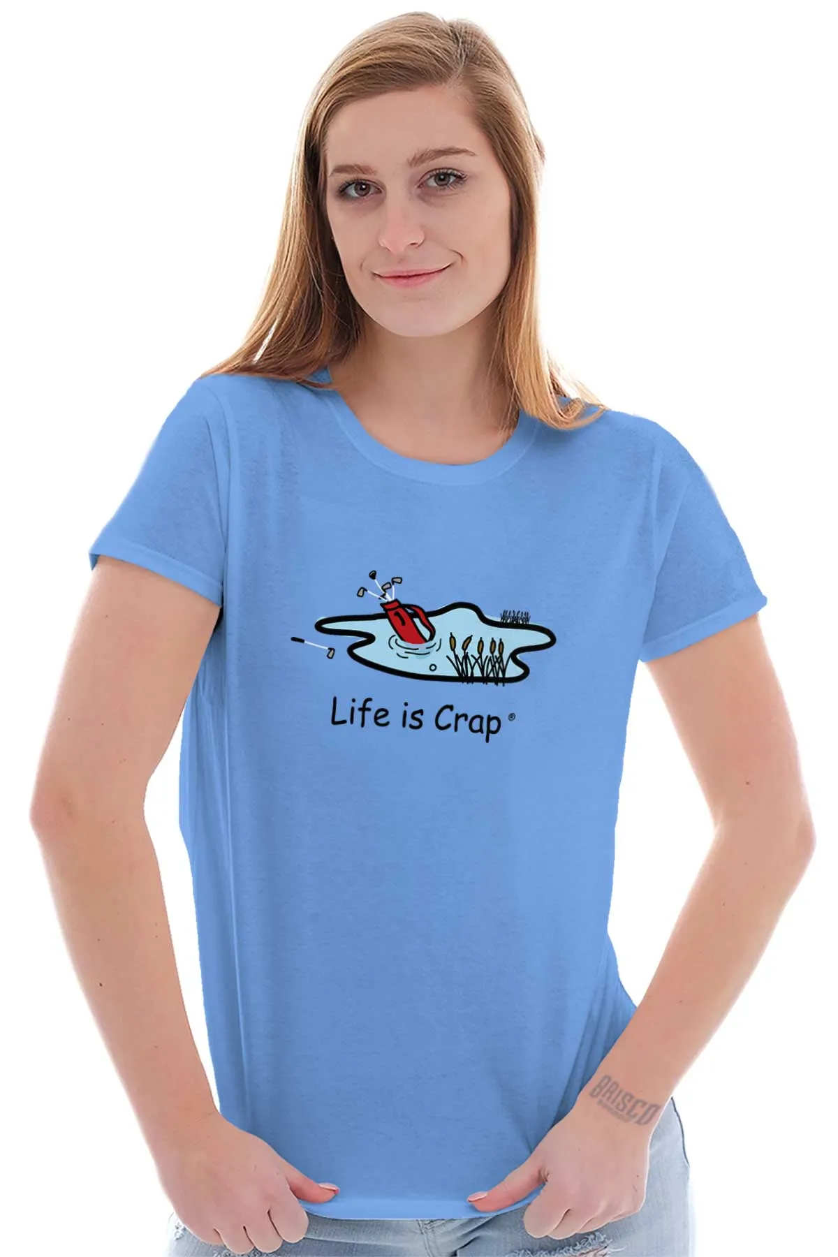 Golf Bag Ladies T-Shirt