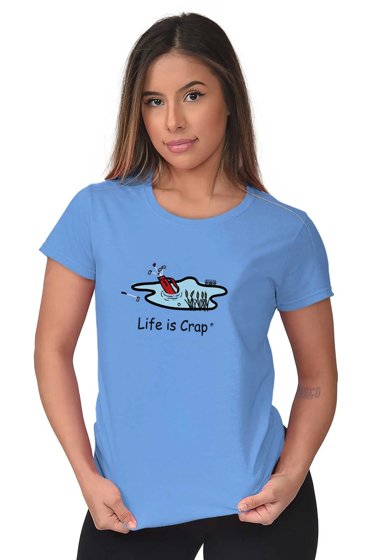 Golf Bag Ladies T-Shirt