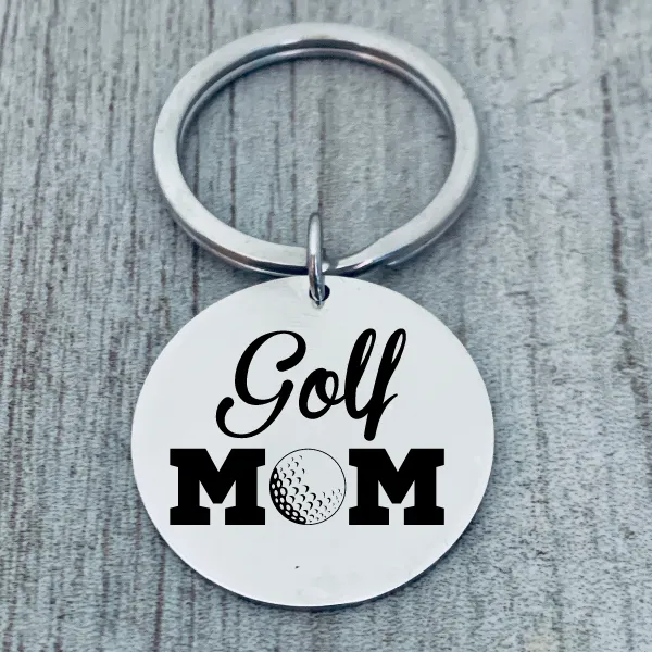 Golf Mom Keychain