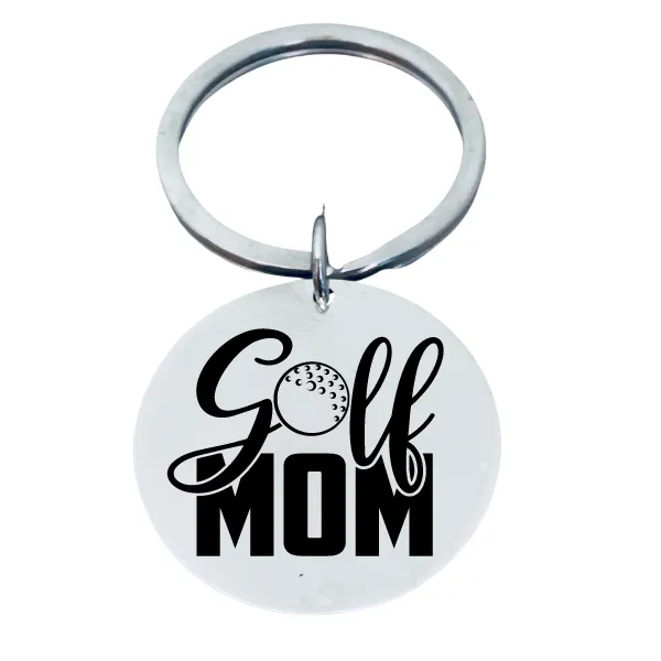 Golf Mom Keychain