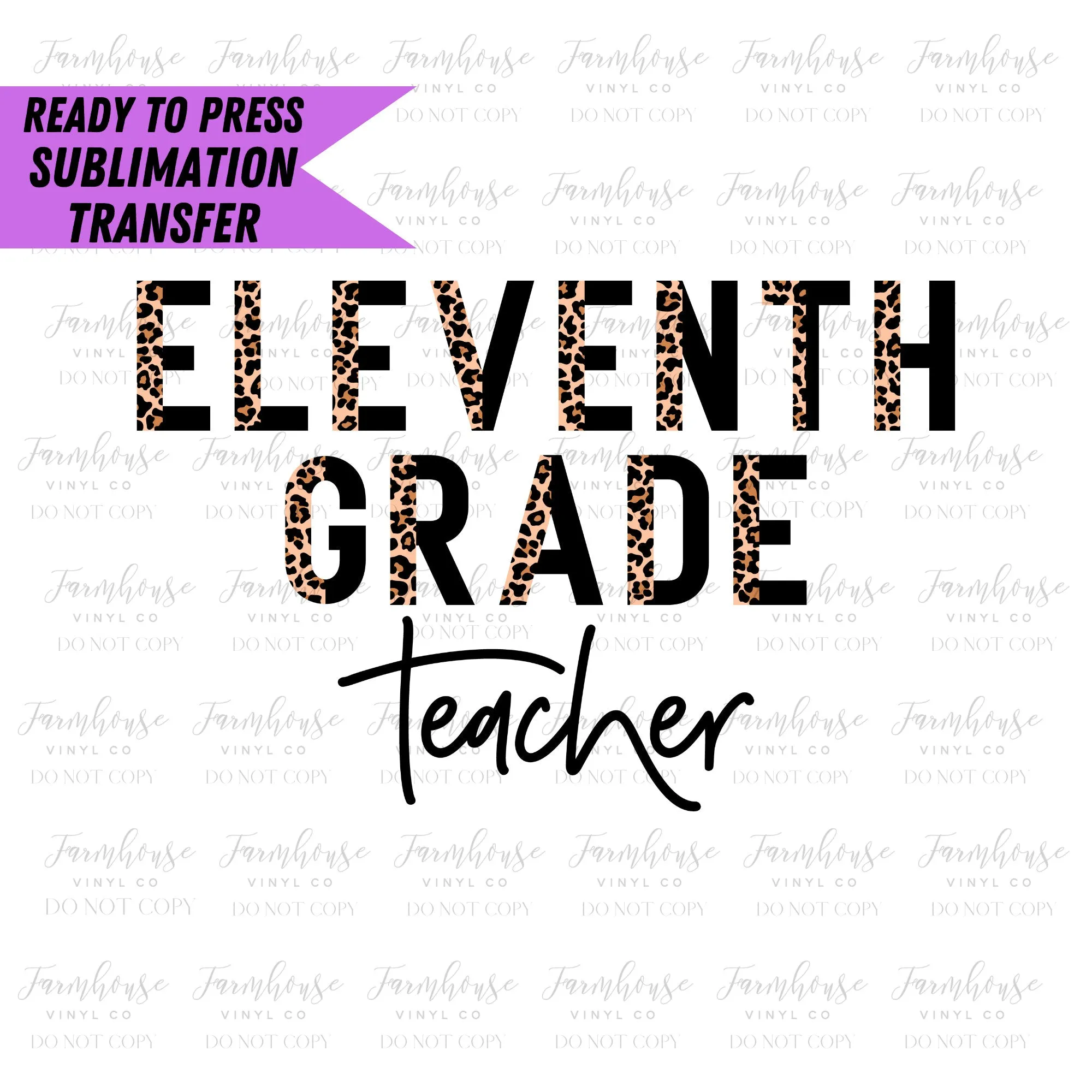 Grade School Teacher Design, Ready to Press Sublimation Transfer, Sublimate Prints, Heat Transfer, New Teacher Gift, Librarian Design