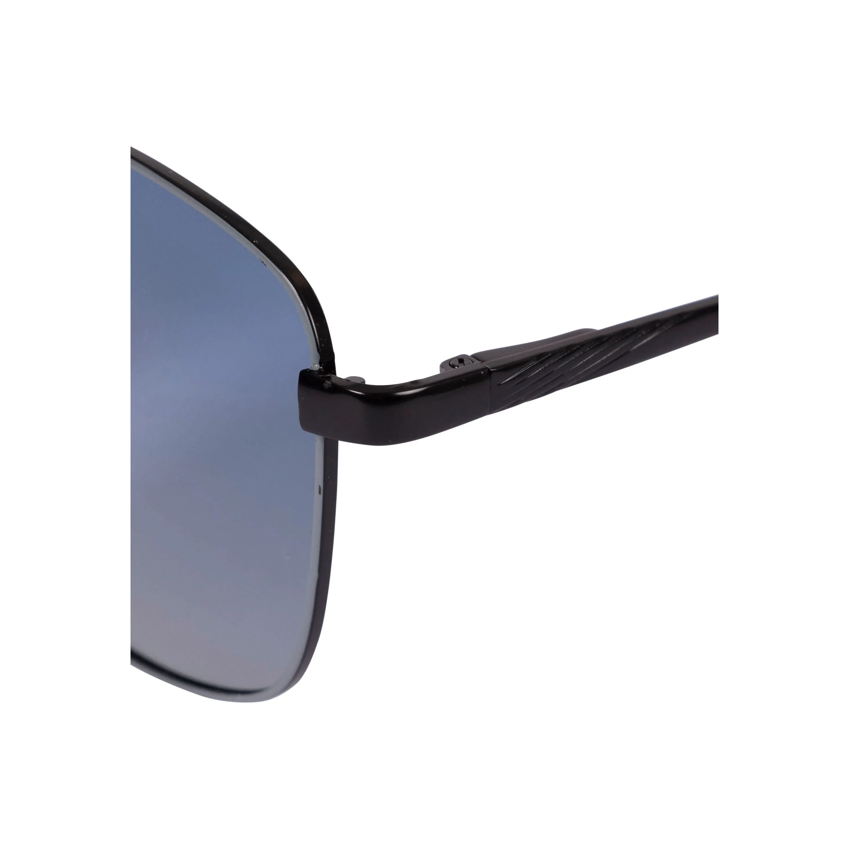 Grant Adults Unisex Aviator Sunglasses in Gunmetal Blue