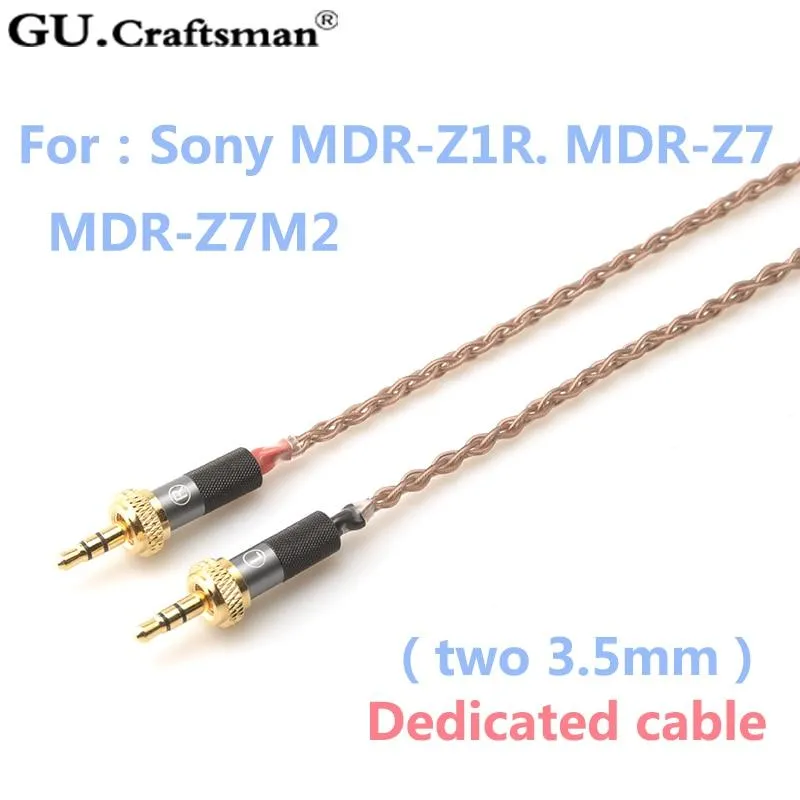 GUCraftsman 6N OCC Copper Headphone Cable for Sony MDR-Z1R MDR-Z7 MDR-Z7M2