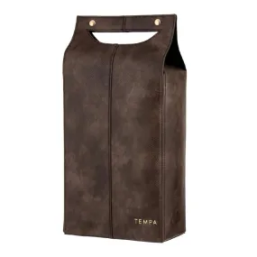 Harley Double Wine Bag - Chocolate