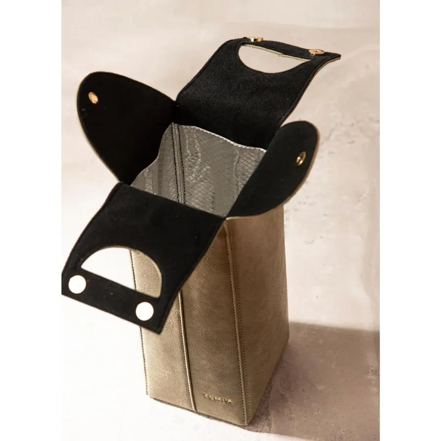 Harley Single Wine Bag - Charcoal