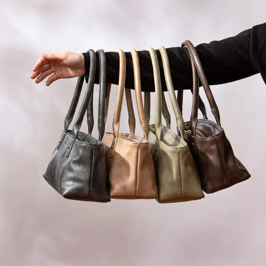 Harley Wine Bag Purse - Charcoal