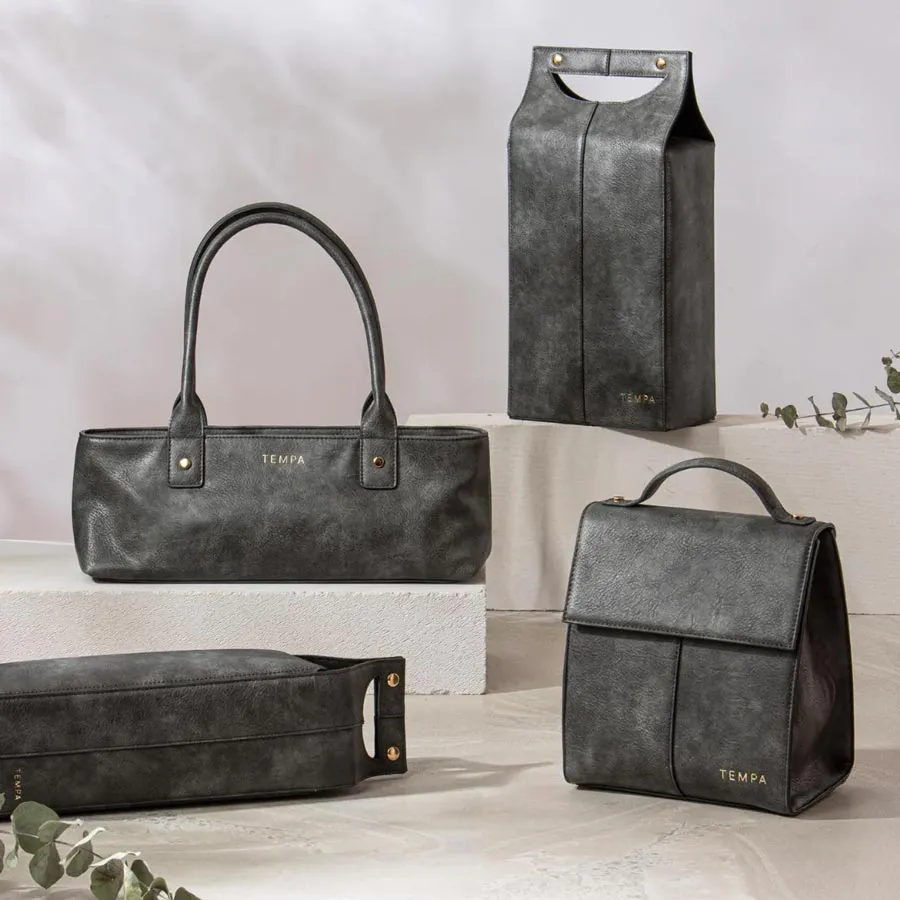 Harley Wine Bag Purse - Charcoal