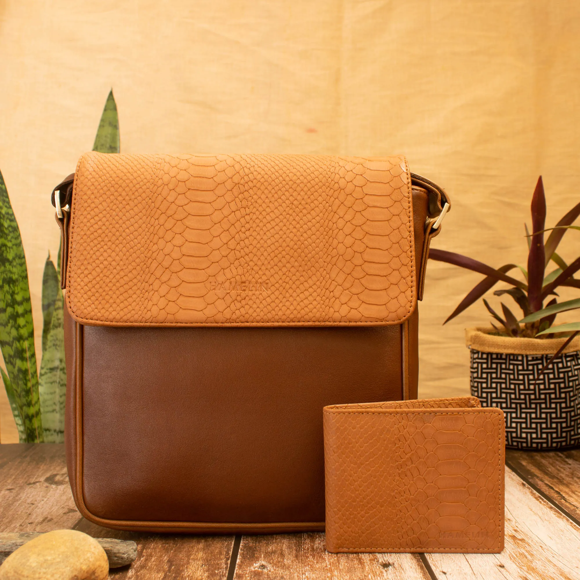 Harvey Combo - Sling bag, Classic RFID Wallet (For Men)