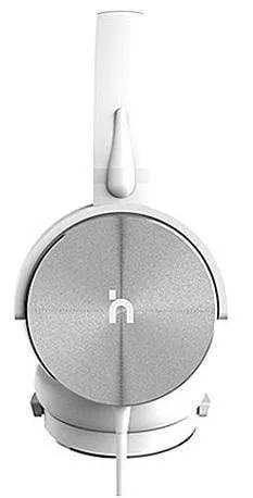 HEADPHONE WITH MIC WHITE AND SILVER