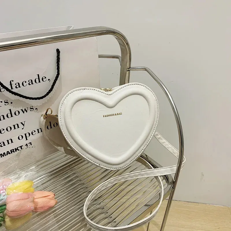 Heart-shaped Lovely Shoulder Bag