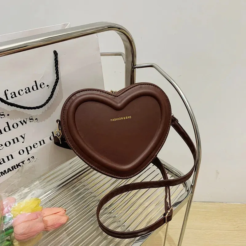 Heart-shaped Lovely Shoulder Bag
