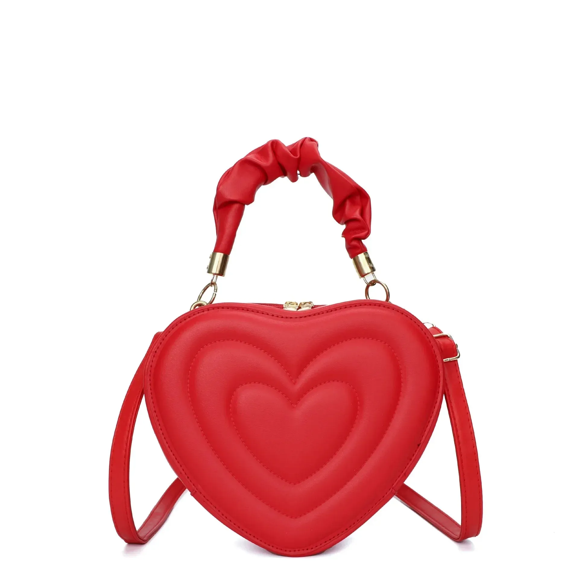 Heart-shaped Lovely Shoulder Bag
