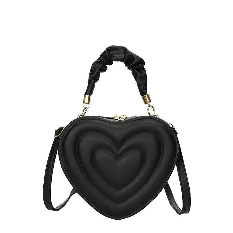 Heart-shaped Lovely Shoulder Bag