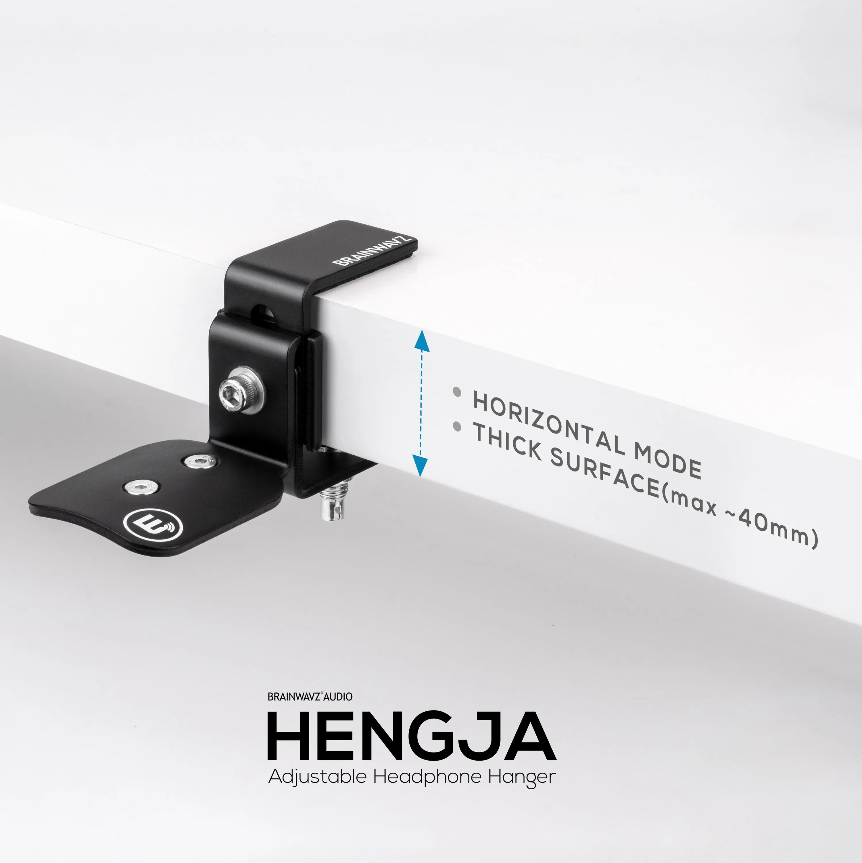 Hengja - All Metal Adjustable Headphone Hanger Stand
