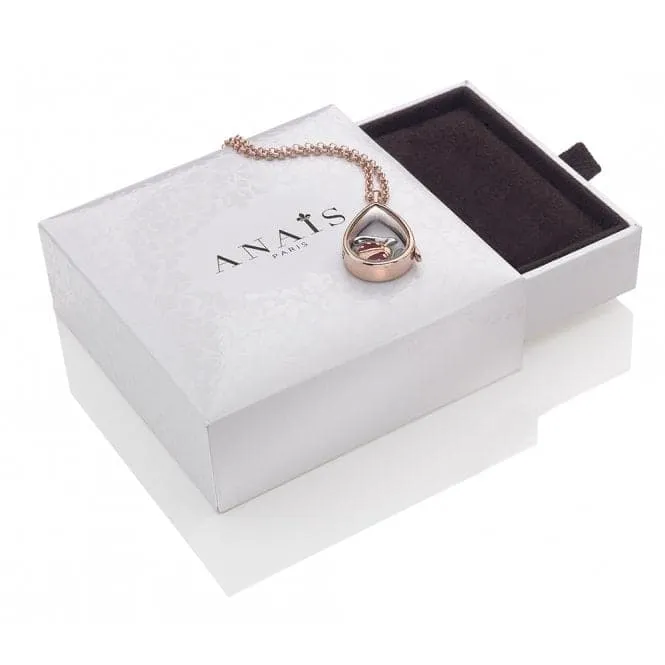 Hot Diamonds Anais Rose Gold Plated Sterling Silver September Charm AC041