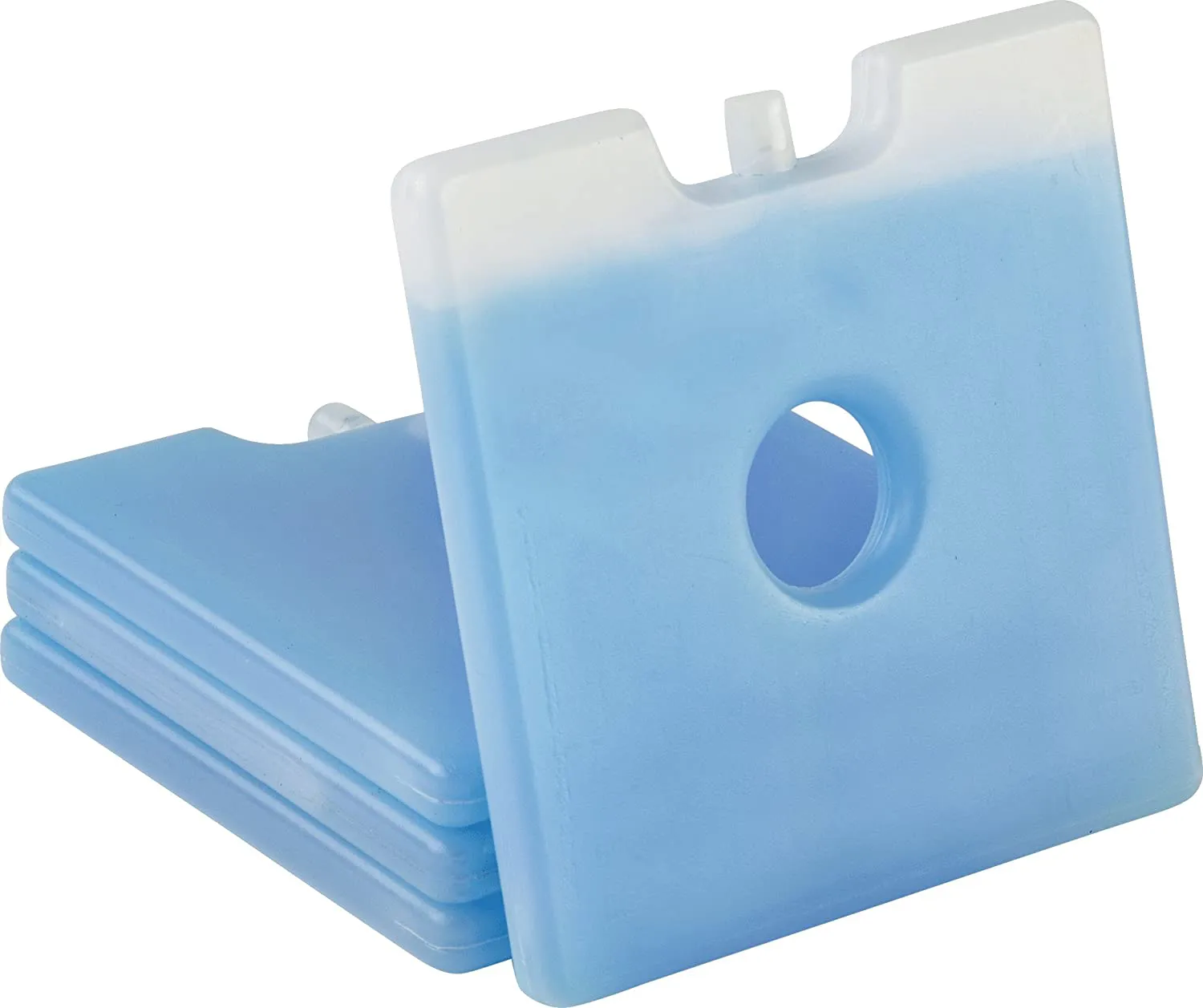 Jay Bags Slim Fit Ice Packs for Coolers, Lunch Boxes, and Lunch Bags, Reusable, 5" x 7" x 0.5" Inches, 4 Pack