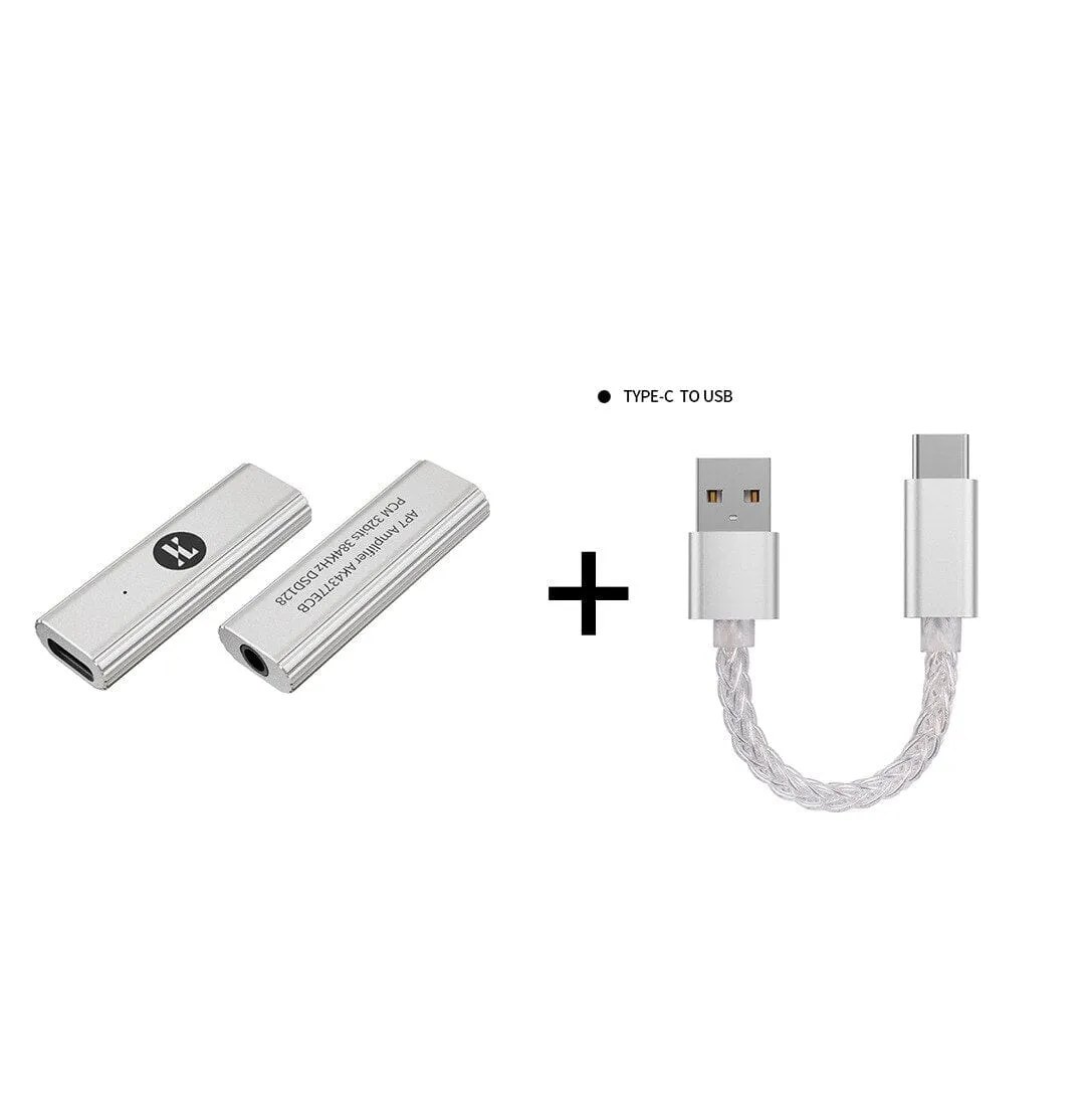 JCALLY AP7 Portable DAC & Headphone Amplifier With Type C To 3.5mm