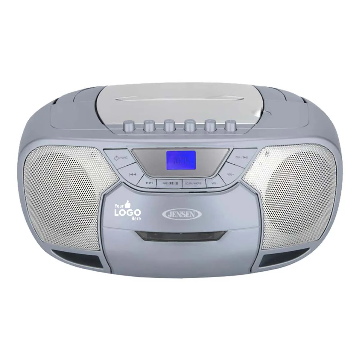 Jensen Audio Portable Bluetooth Stereo Compact Disc  Cassette Player with Radio