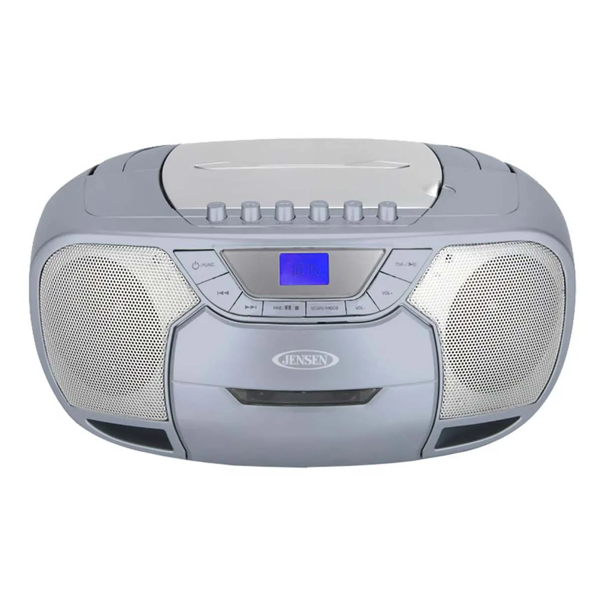 Jensen Audio Portable Bluetooth Stereo Compact Disc  Cassette Player with Radio