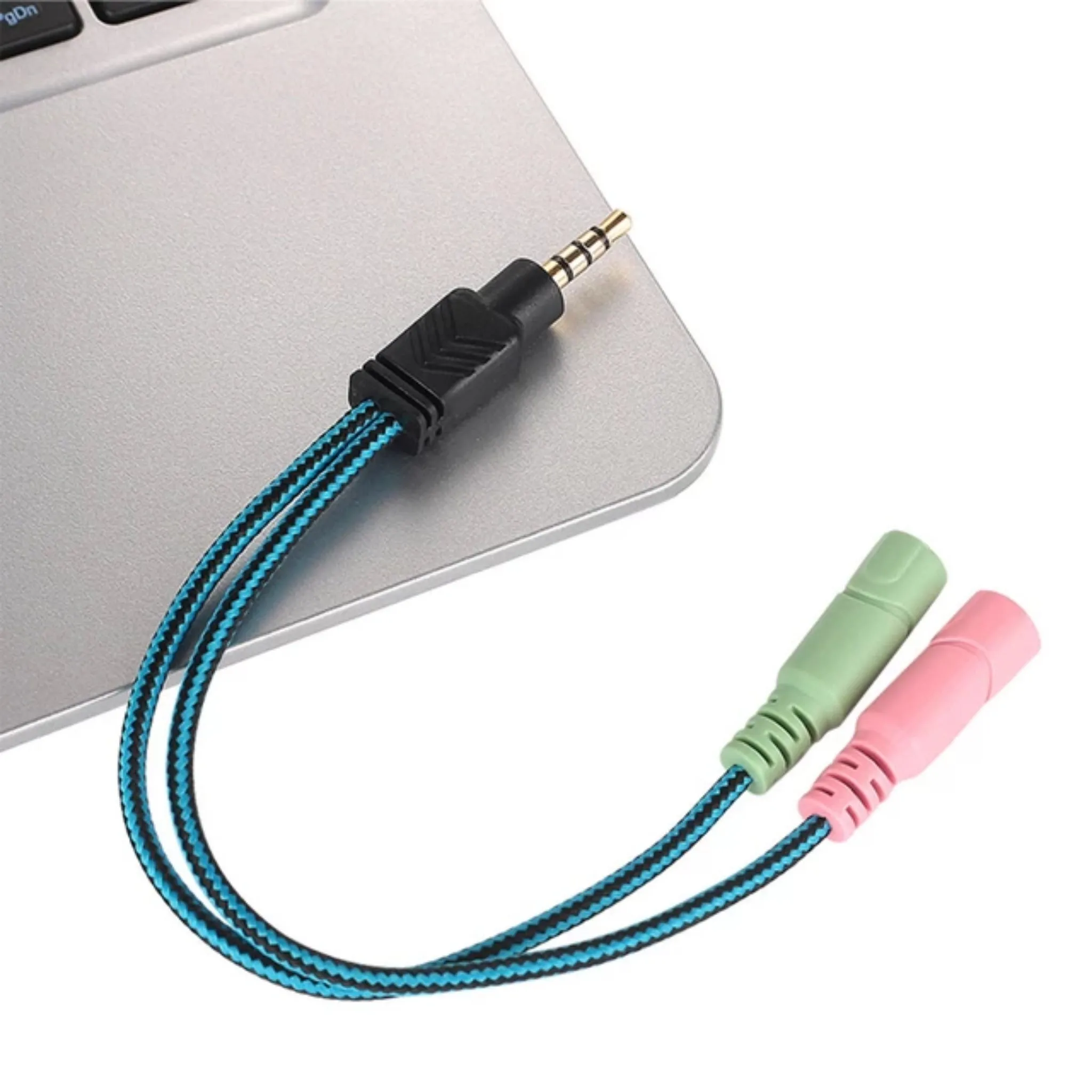 Kotion Each 3.5mm Jack Headset Splitter Y-Adapter 1 Male, 2 Female