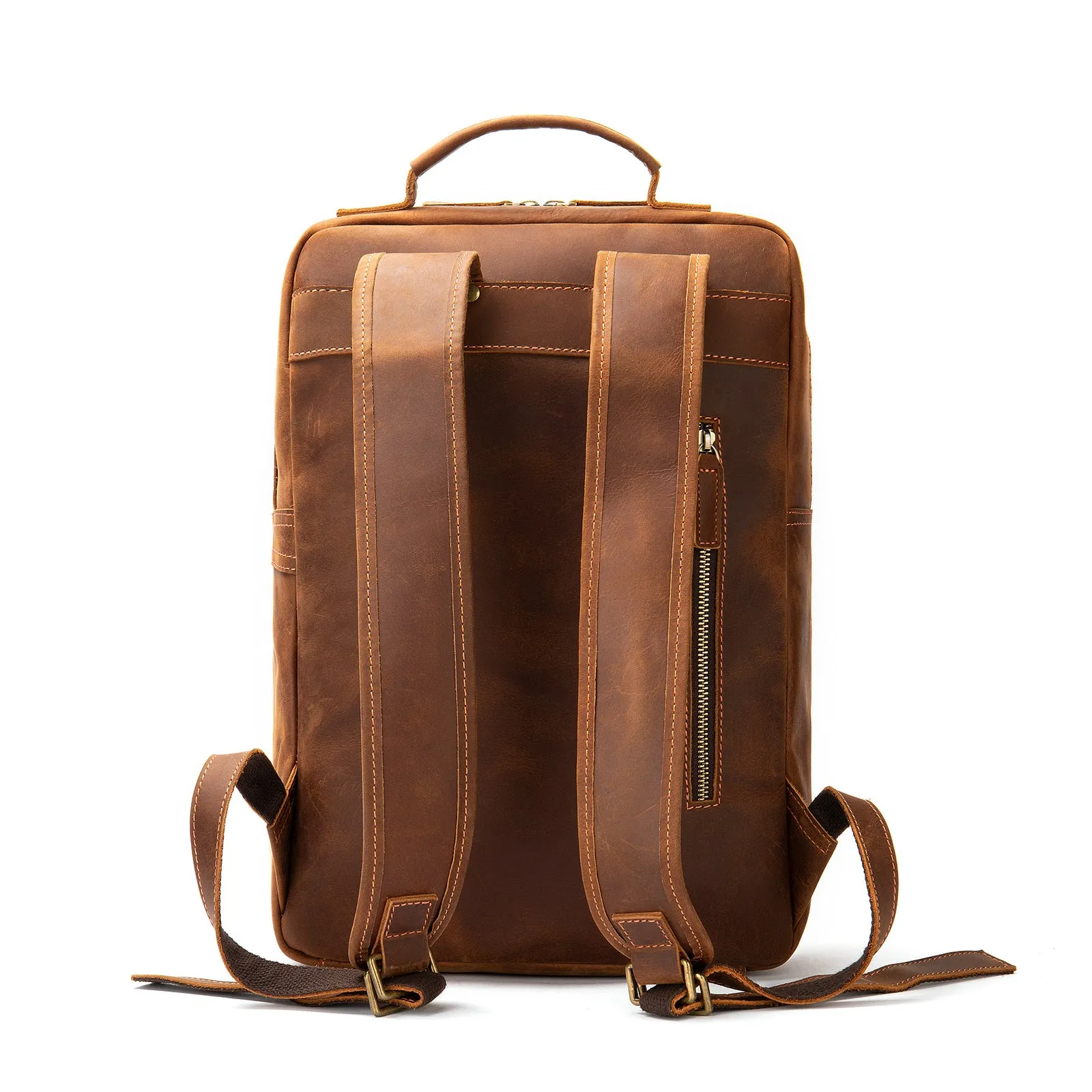 Leather City Backpack, Ideal for Commuting, Travel, Work, High Quality Craftsmanship