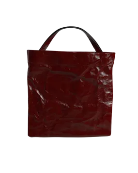 Leather Square Shoulder Bag