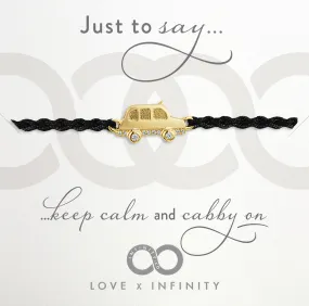 LXI Black Cab Friendship Bracelet