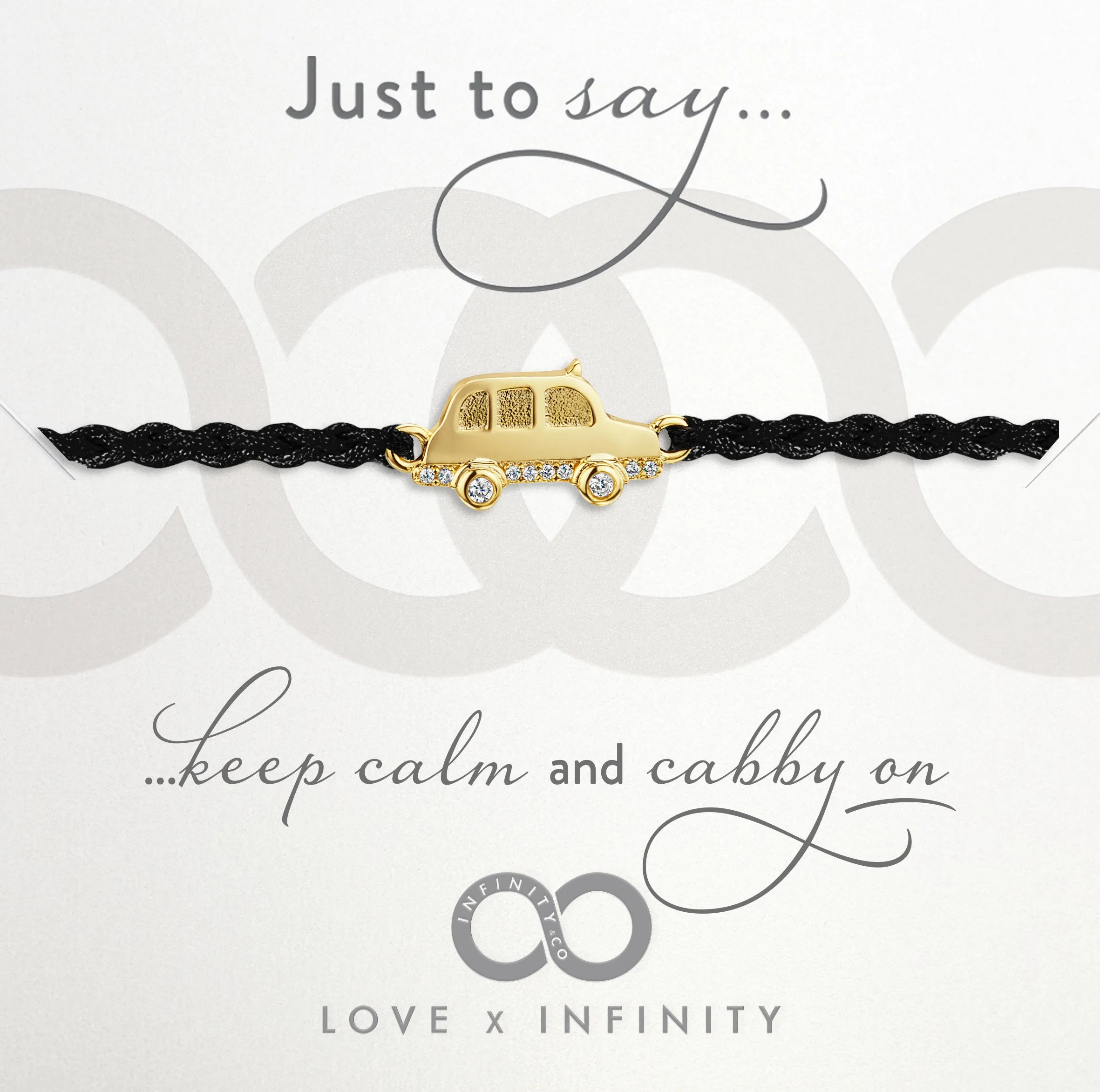 LXI Black Cab Friendship Bracelet