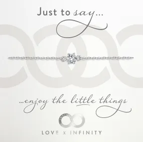 LXI Diamond Bracelet- Rhodium