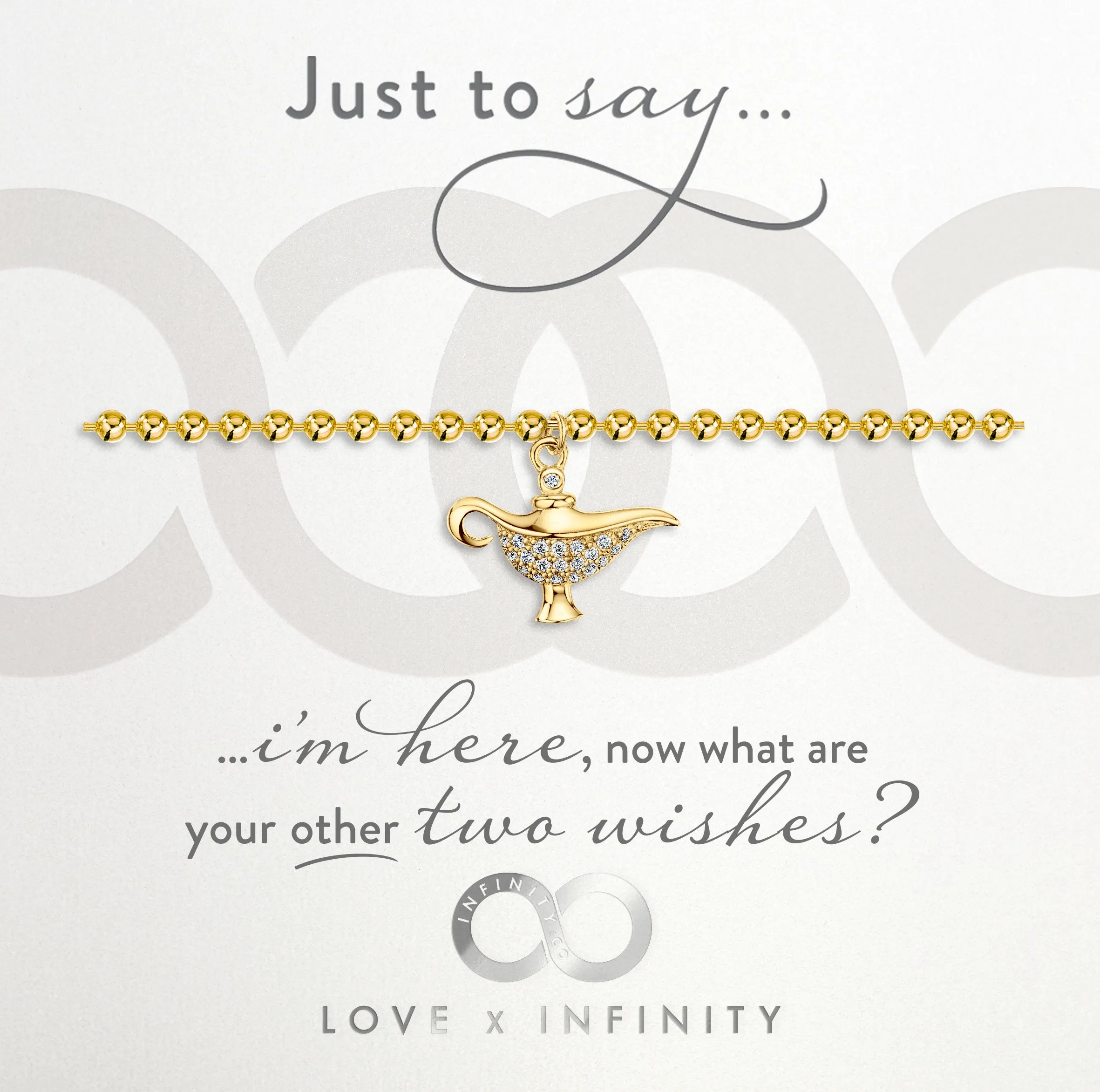 LXI Genie Lamp Bracelet- Gold