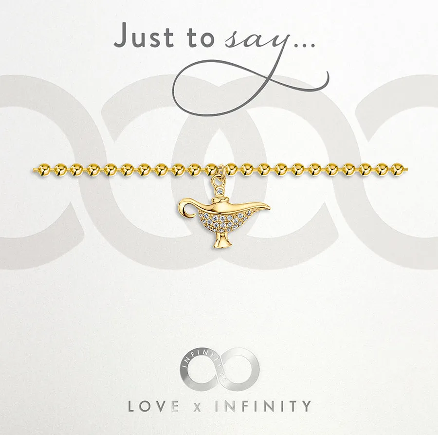 LXI Genie Lamp Bracelet- Gold