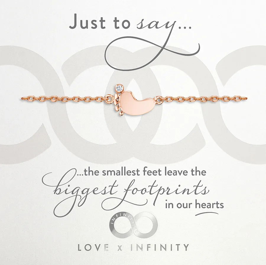 LXI Little Foot Bracelet - Rose Gold