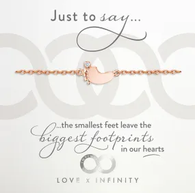 LXI Little Foot Bracelet - Rose Gold