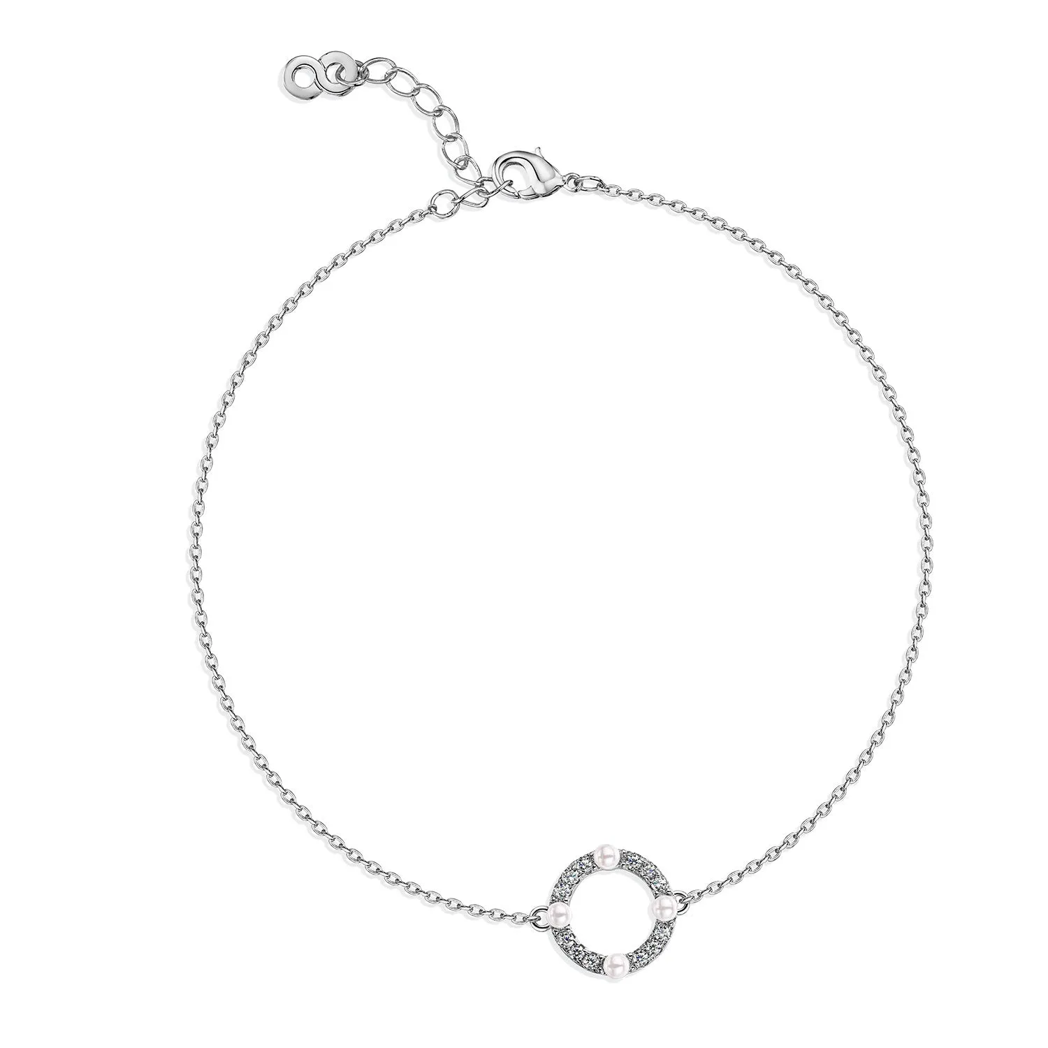 LXI Pearl Circle Bracelet