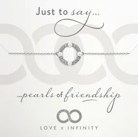 LXI Pearl Circle Bracelet