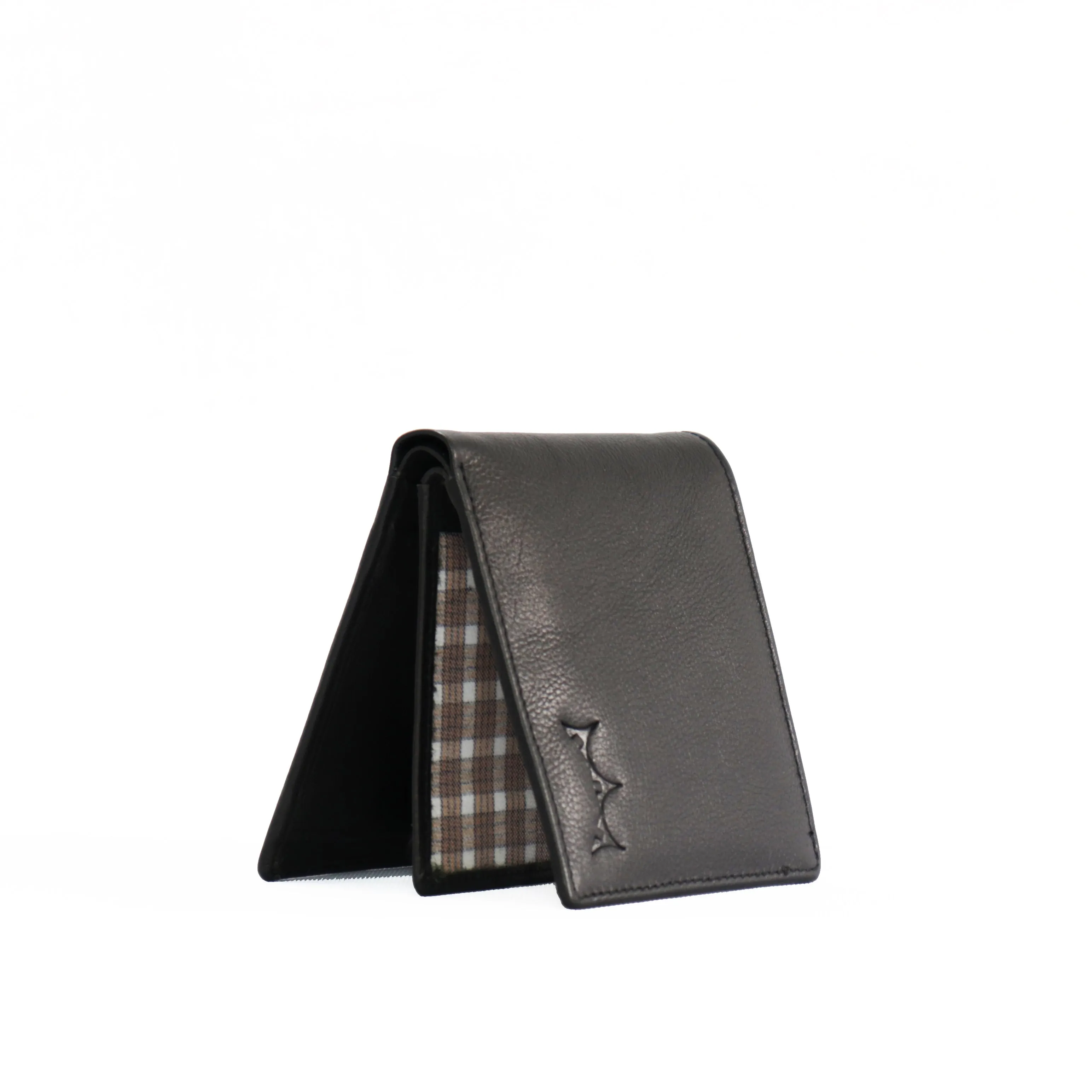 Maheejaa Men's Bi-fold Genuine Leather Regular Wallet - Black