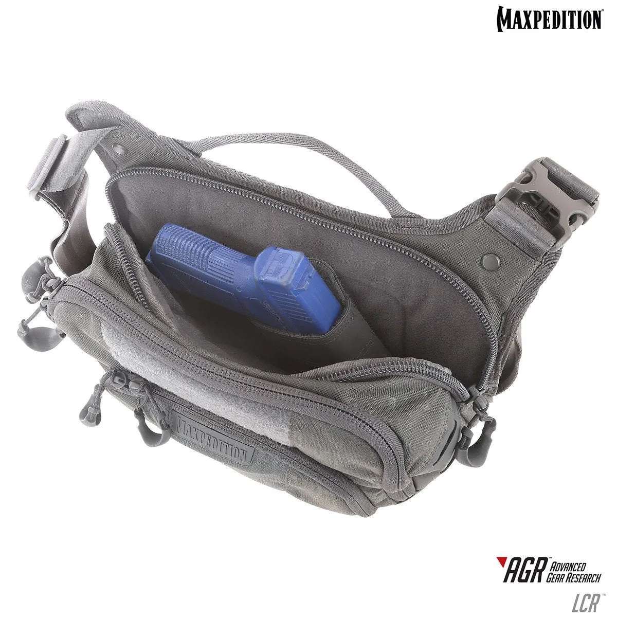 Maxpedition Lochspyr Crossbody Shoulder Bag 5.5L (Gray)
