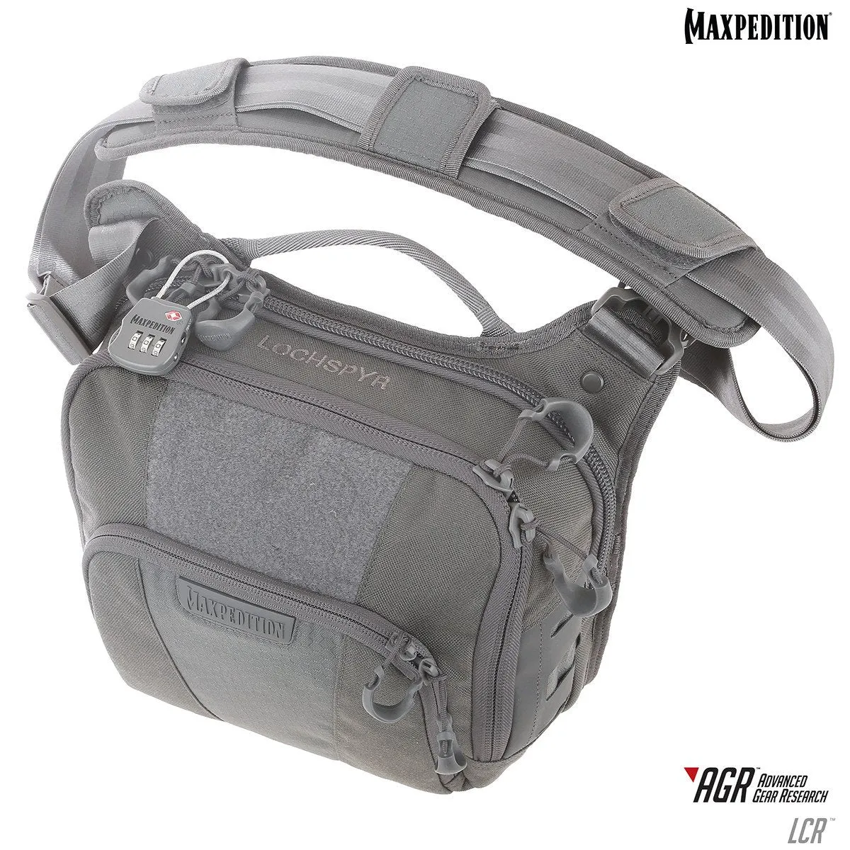 Maxpedition Lochspyr Crossbody Shoulder Bag 5.5L (Gray)