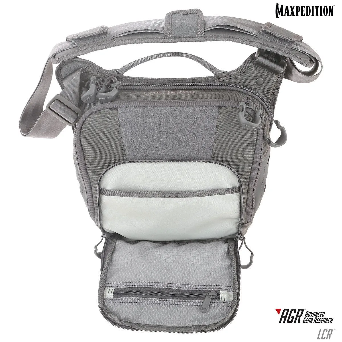 Maxpedition Lochspyr Crossbody Shoulder Bag 5.5L (Gray)