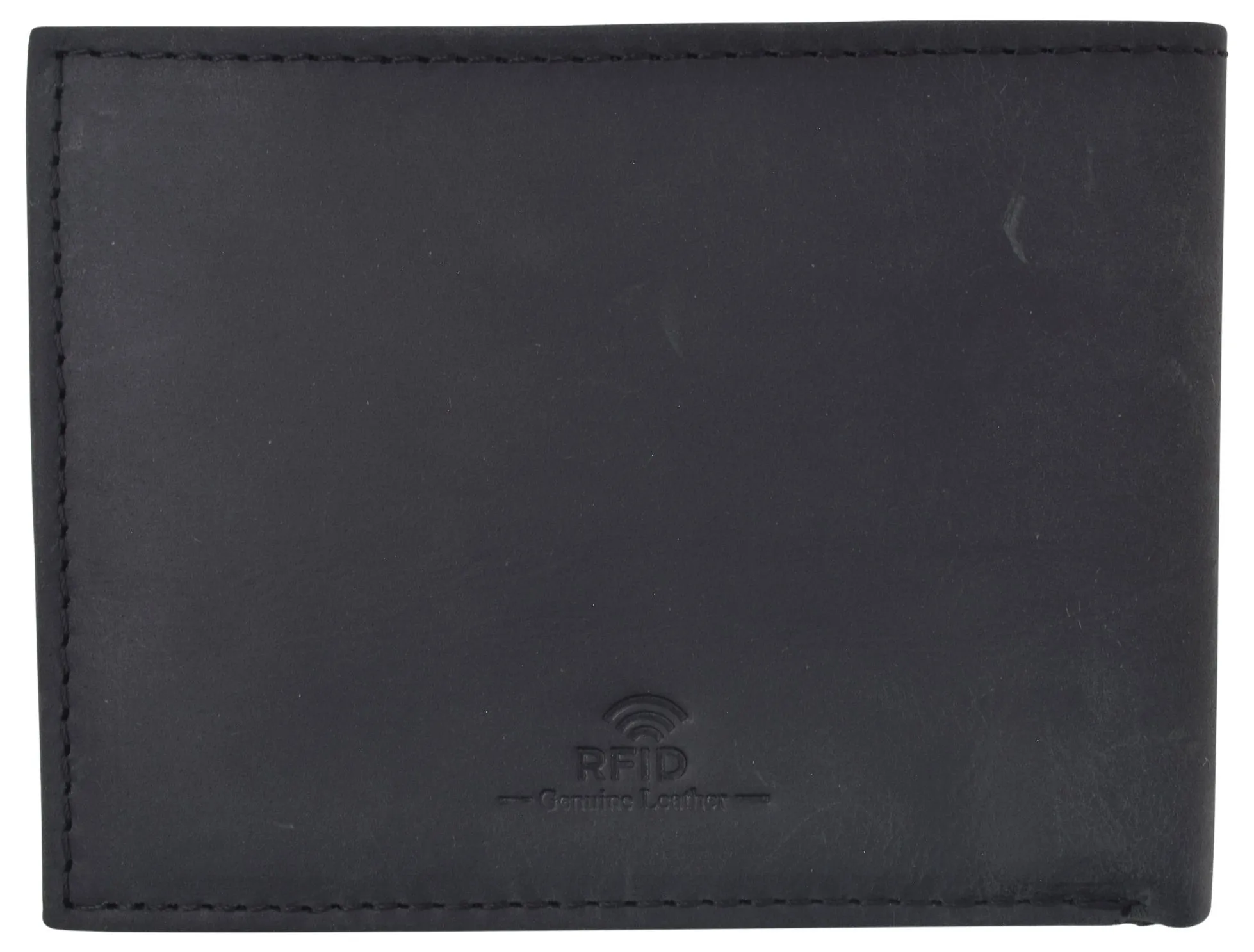 Mens Wallet RFID Genuine Leather Bifold Wallets For Men USA Stars & Stripes Design RFID61T53HU