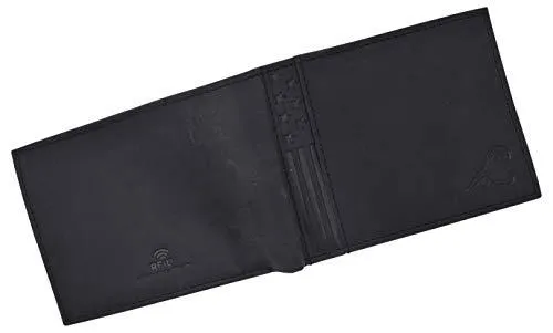 Mens Wallet RFID Genuine Leather Bifold Wallets For Men USA Stars & Stripes Design RFID61T53HU