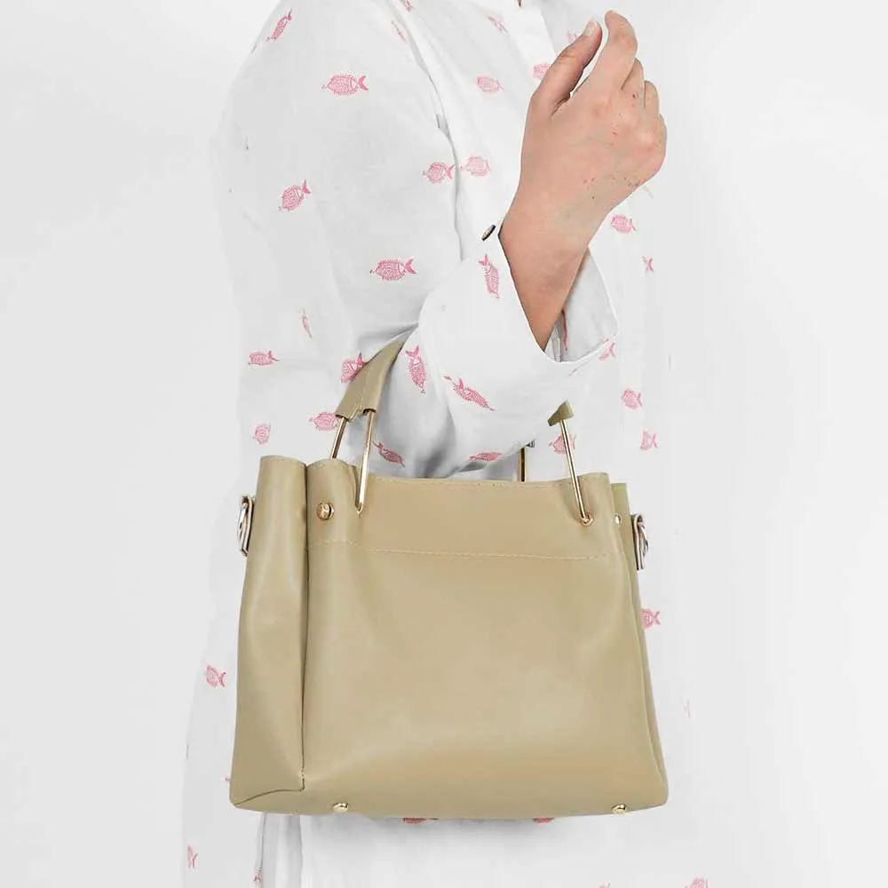 Mini Emerald Bag Beige