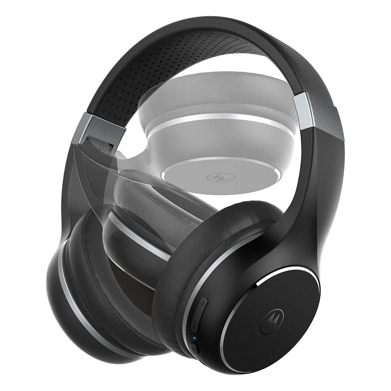 Moto XT220 Wireless Over-Ear Headphones W/ Mic - Black
