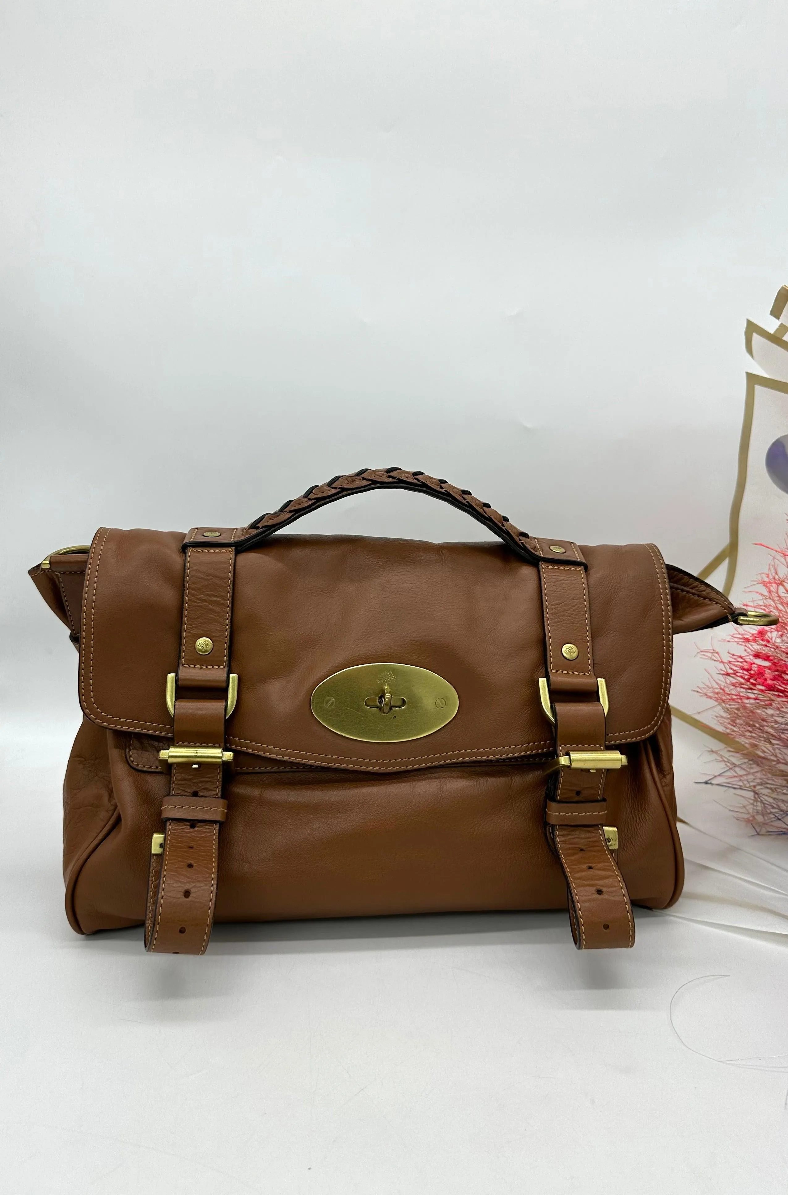 MULBERRY Alexa Satchel Soft Buffalo Medium