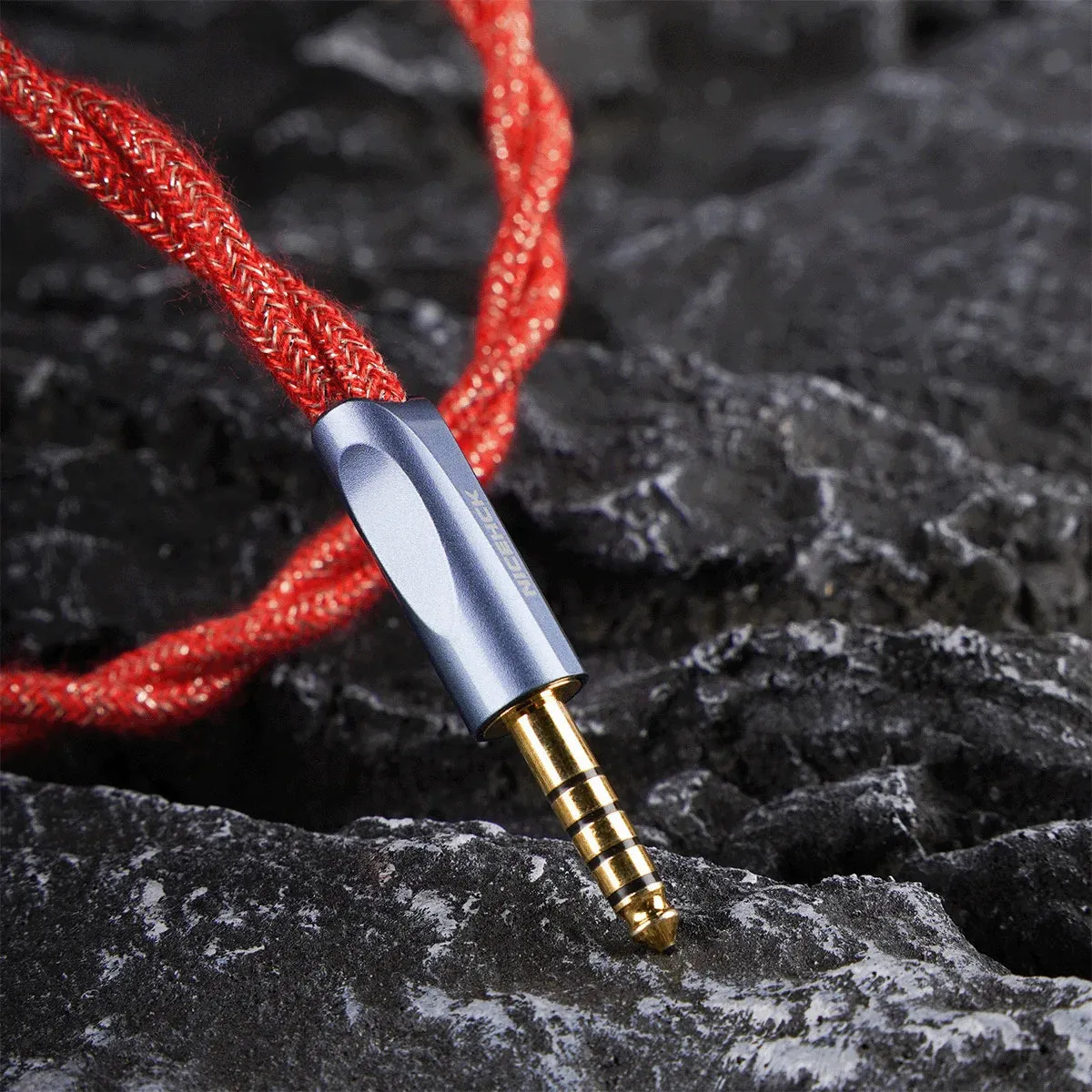 NiceHCK RedGod Gold Silver Alloy Silver Plated Copper Platinum Alloy Flagship Cable