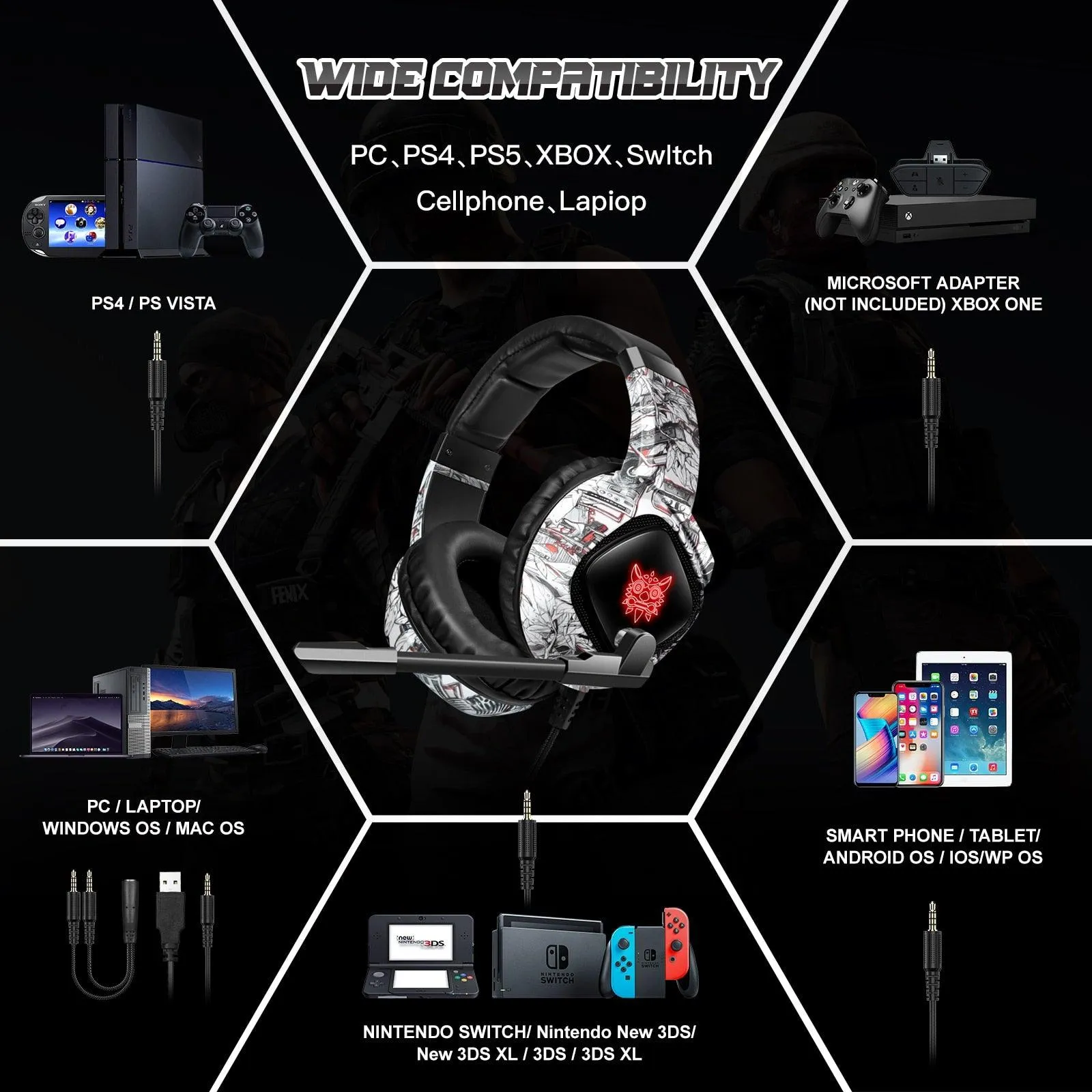 Onikuma Professional Gaming Headphone