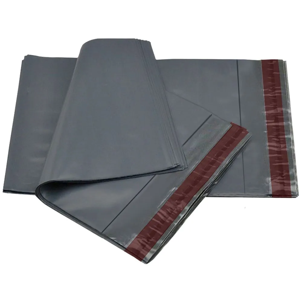 Poly Bags, 5" x 7" (127mm to 178mm), Grey Mailing Strong Self Seal Bag