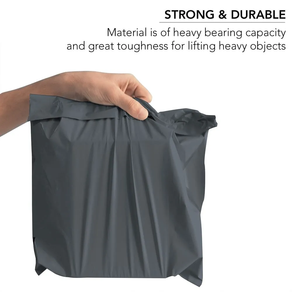 Poly Bags, 5" x 7" (127mm to 178mm), Grey Mailing Strong Self Seal Bag