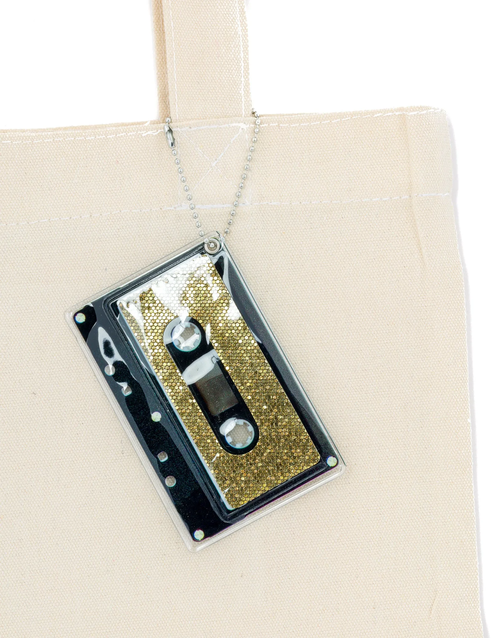 Retro Cassette Tape | Deco Sticker Tag | GLAM Gold