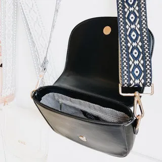 Serenity Saddle Bag ~ Black *FINAL SALE*